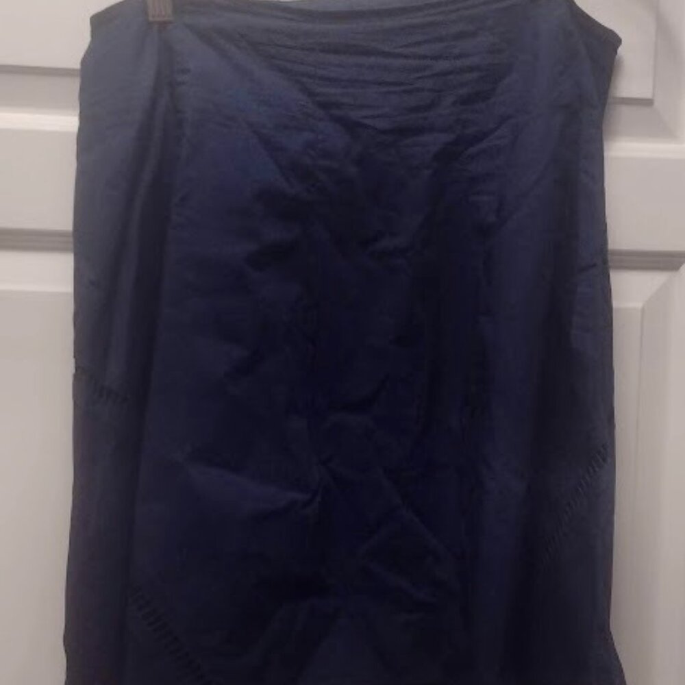 Lane Bryant Navy Blue Classic Skirt